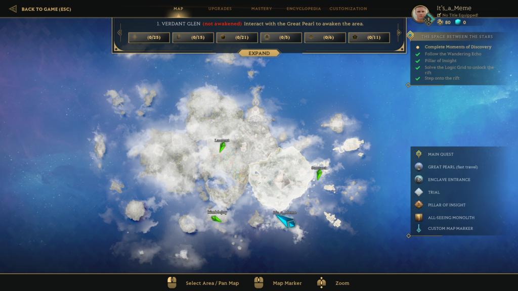 Insight Adası Dünya Haritası
