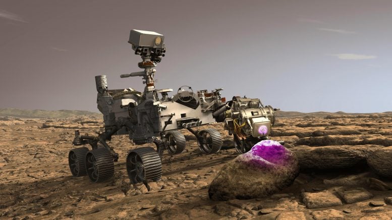 NASA'nın PIXL Kullanan Perseverance Mars Rover'ı
