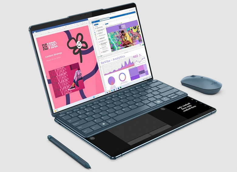 Çift ekranlı yeni Lenovo Yoga Book 9 dönüştürülebilir dizüstü bilgisayar tanıtıldı
