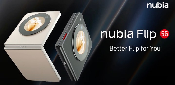 ZTE Nubia Flip 5G'nin bir görüntüsü.