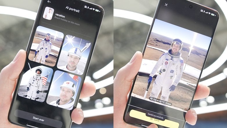 Xiaomi 14 Ultra'da yapay zeka tarafından oluşturulan selfie'ler