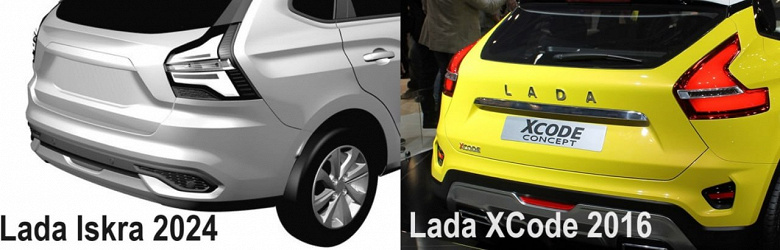 Lada Iskra'nın tamamen yeni bir model olmadığı ortaya çıktı.  Lada XCode 2016'ya çok benziyor