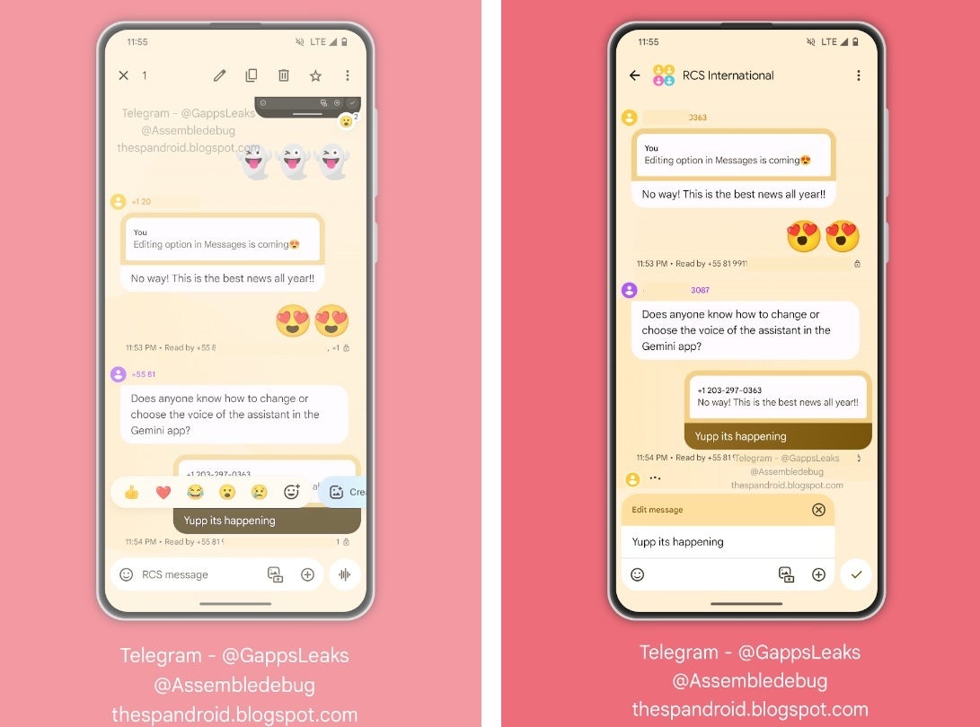 Google yakında kullanıcıların Google Mesajlar uygulamasında gönderilen mesajları düzenlemesine izin verecek - Android kullanıcıları yakında Google Mesaj uygulamasında son gönderilen mesajları düzenleyebilecek