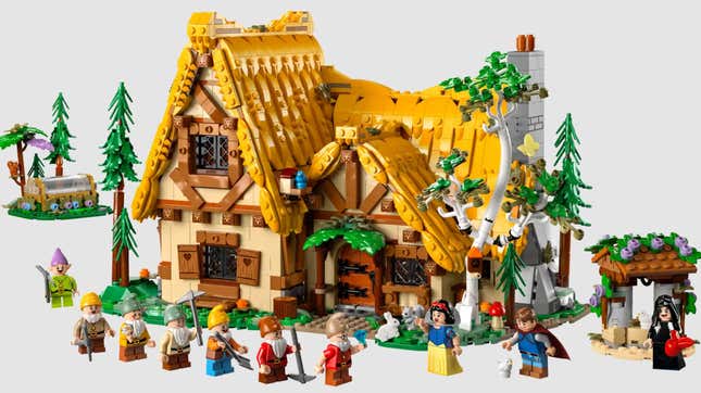Disney Pamuk Prenses kır evi Lego seti