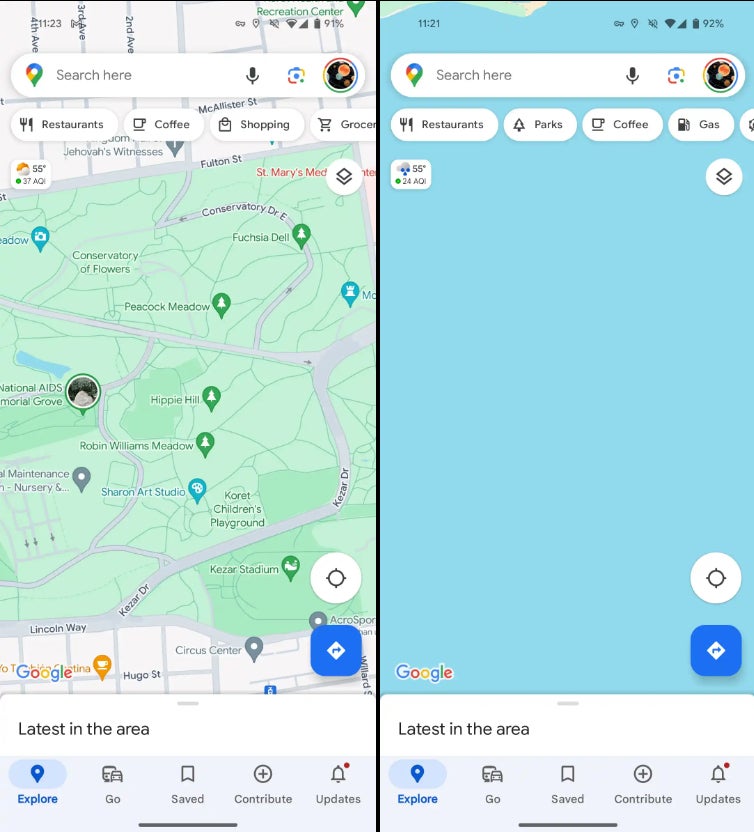 Kredi - 9to5google - Google Haritalar güncellemesi sonunda Android'e hava durumu bilgileri ekliyor