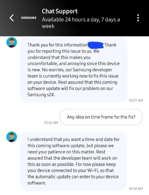 Samsung, Galaxy S24 Ultra'nın sessiz ekran sorununu fark ediyor ve bir düzeltmenin geleceğini belirtiyor