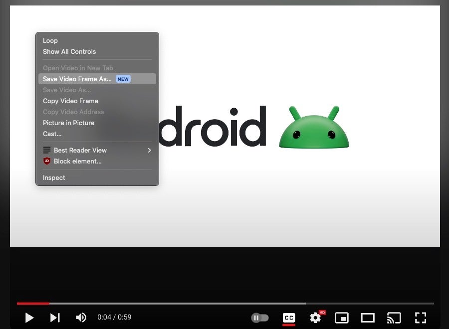 Yakında Android'de bir video karesini kolayca kopyalayıp kaydedebileceksiniz