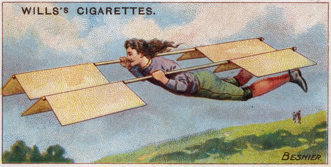 Yüzyılı Aşkın Bir Süre Önce Uçan Makinelerin 11 Muhteşem Koleksiyon Kartı başlıklı makale için resim