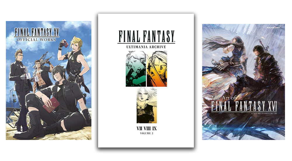 Final Fantasy XV Resmi Çalışmaları, Final Fantasy Ultimania Arşivi Cilt.  2 ve Final Fantasy Sanatı XVI