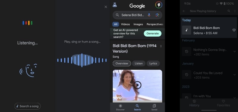 Android'deki Google Gemini, Asistan'ın yaptığı gibi o anda çalan şarkıları tanımlayamıyor