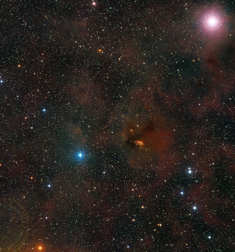 HL Tauri Etrafında Geniş Alan Görünümü
