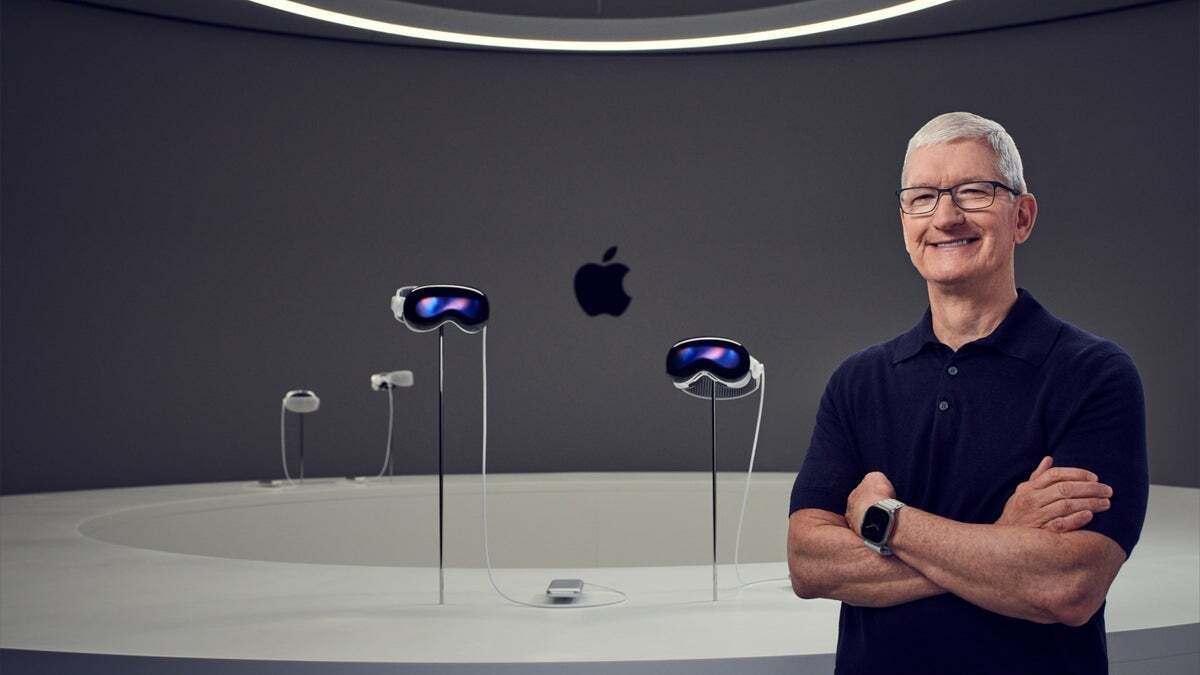 Apple CEO'su Tim Cook - Tahmin: Vision Pro, Apple'ın 2024 yılı için en iyi rakibi değil;  Siri, BÜYÜK bir zamanda gelişmek üzere (üretken yapay zeka ile)