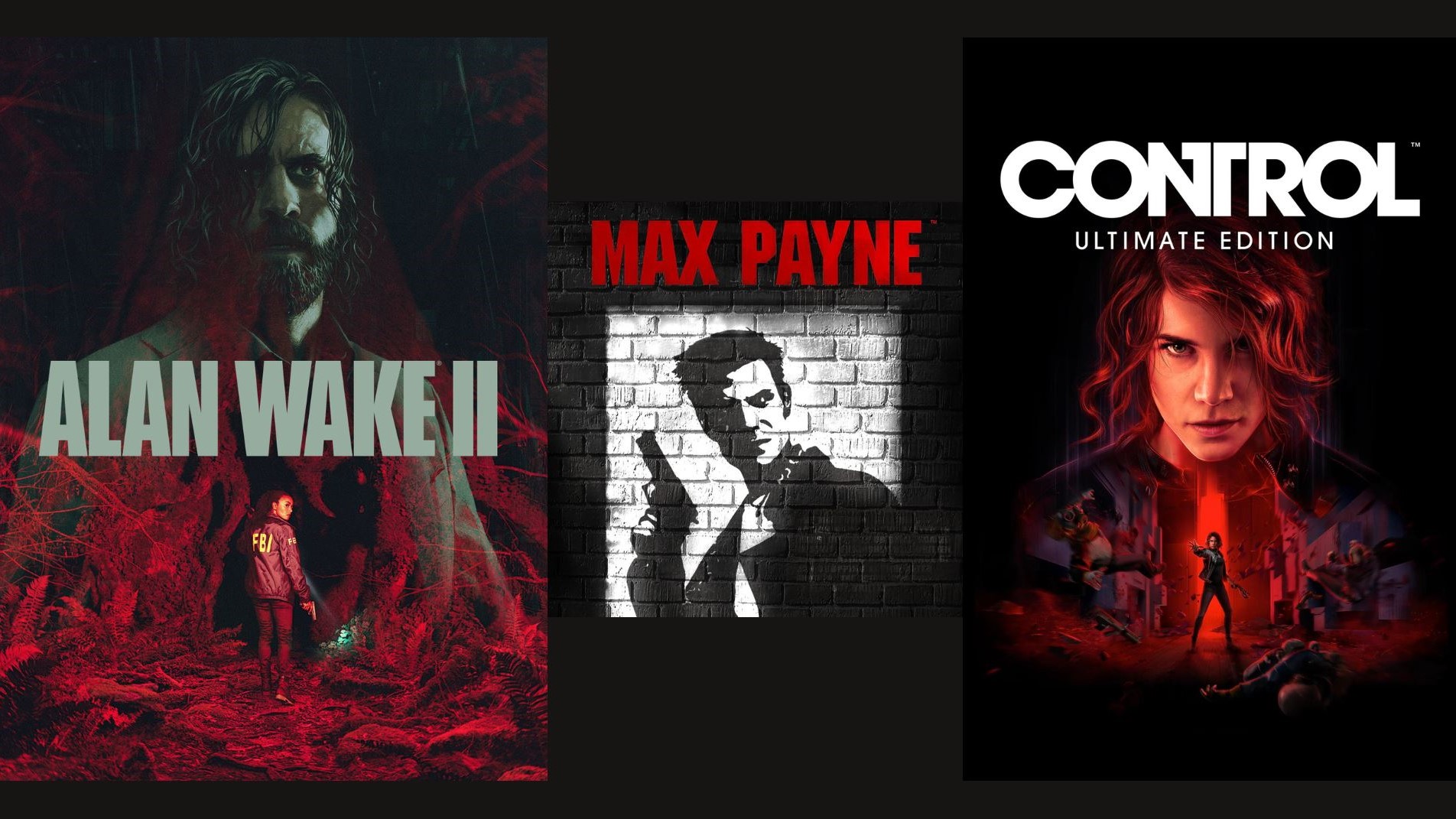3 Remedy oyununun görüntüleri, Alan Wake 2, Max Payne, Control