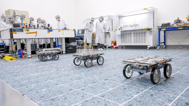 NASA CADRE Rover Temiz Oda Testi