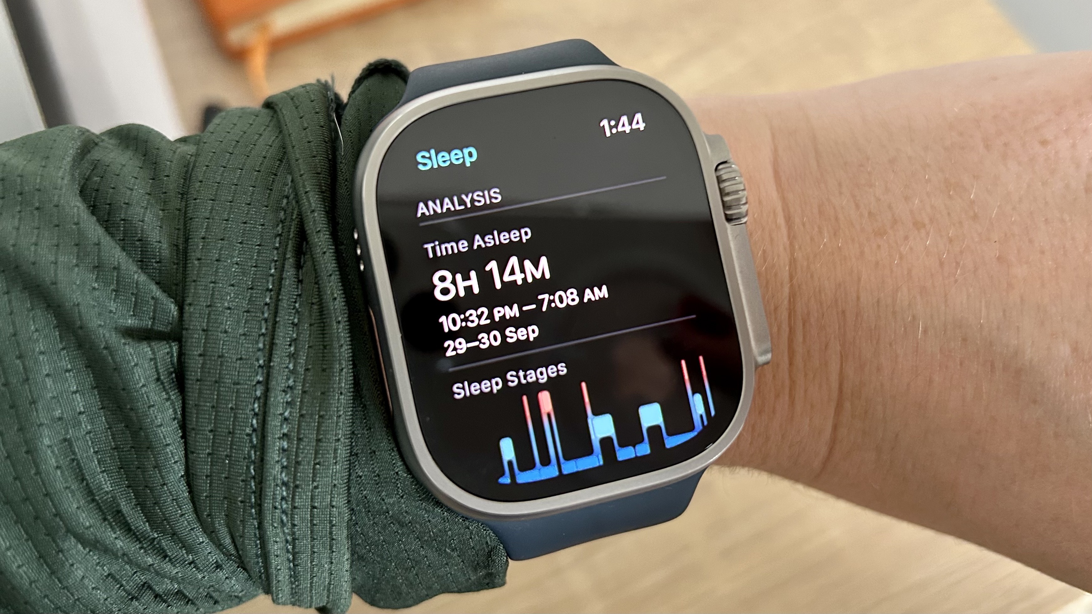 Apple Watch Ultra uyku özellikleri.