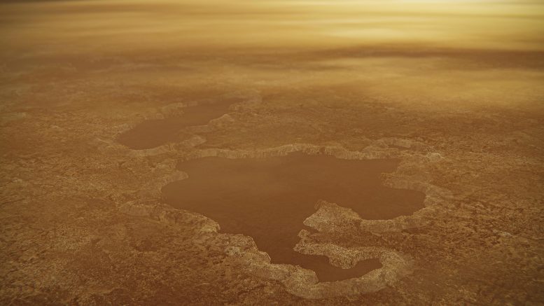 Titan'ın Kenarlı Gölleri