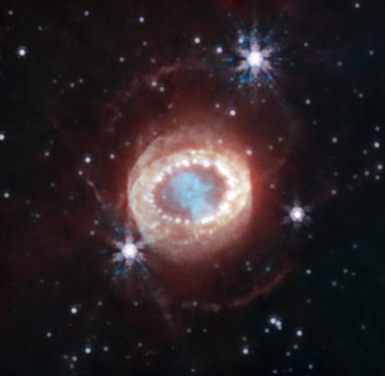 Süpernova 1987A (Webb NIRCam Görüntüsü)