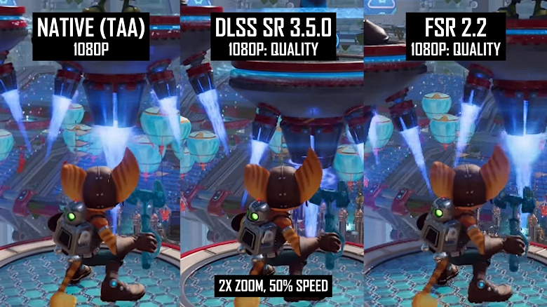 Nvidia DLSS, modern Full HD oyunlarda AMD FSR'yi yener.  Yeni karşılaştırma gözle görülür bir fark gösteriyor