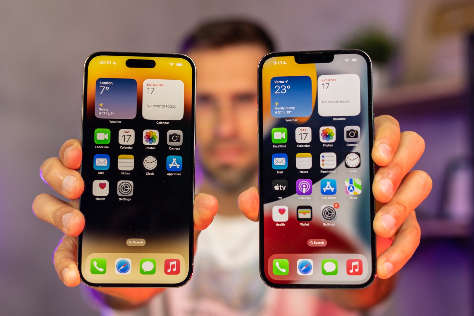 Dynamic Island özellikli iPhone 14 Pro Max ve çentikli iPhone 13 Pro Max – iPhone 16 tasarımı yeni bir şey olmayacak.  “Mükemmel” iPhone görünümüne ulaştık mı?