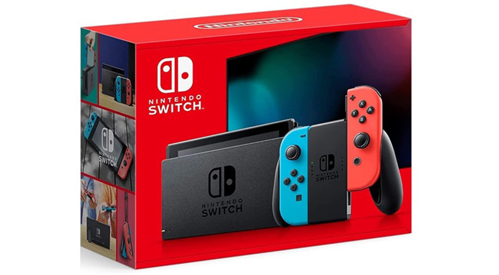 Kırmızı ve Mavi Joycon'lu Nintendo Switch