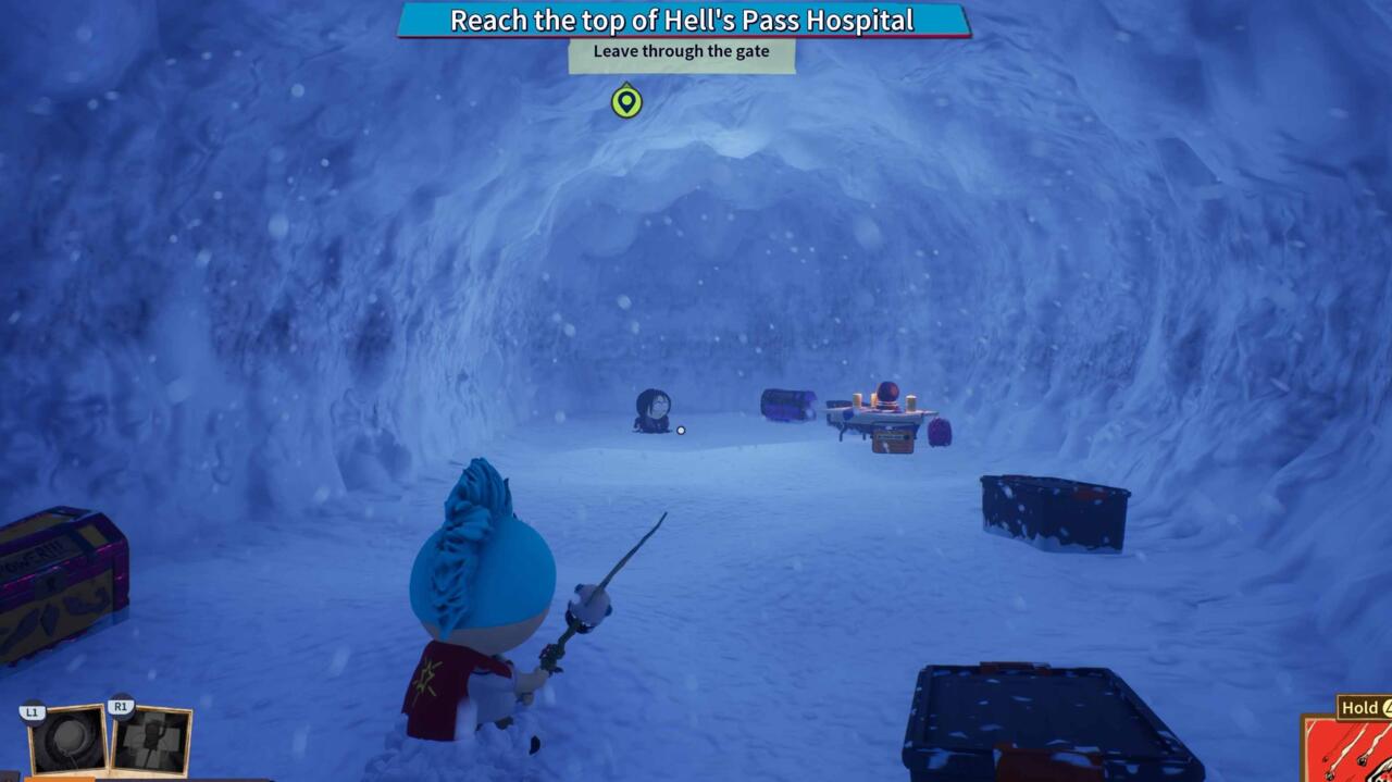 Girmeniz gereken dev buz kapısının altındaki küçük bir buz mağarasının içinde bulunur