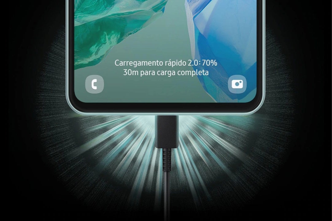 Resim Kredisi – Samsung - Samsung Galaxy M55, Snapdragon gücü ve daha hızlı şarj özelliğiyle resmi olarak karşımıza çıkıyor