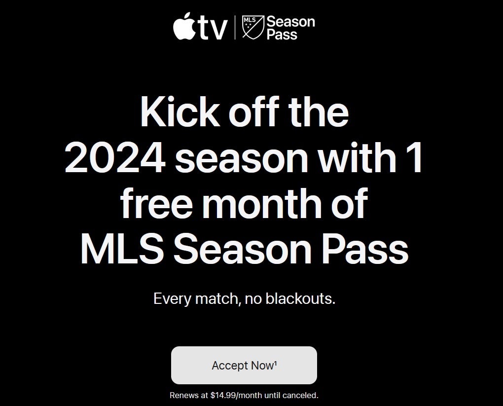 Apple, eski abonelerine bir aylık MLS Season Pass hizmetini ücretsiz sunuyor - Bu bir Messi: Apple, yanlış iPhone/iPad kullanıcılarına bir aylık ücretsiz MLS Season Pass deneme olanağı sunuyor