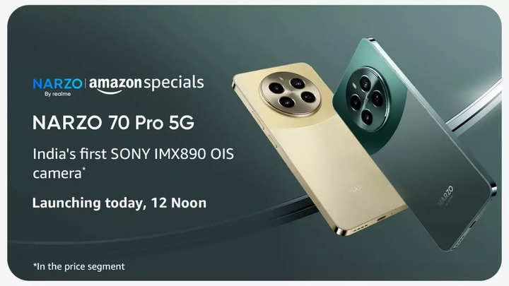 Realme Narzo 70 Pro 5G bugün Hindistan'da piyasaya sürülüyor: İşte beklenen fiyat, teknik özellikler ve diğer önemli ayrıntılar