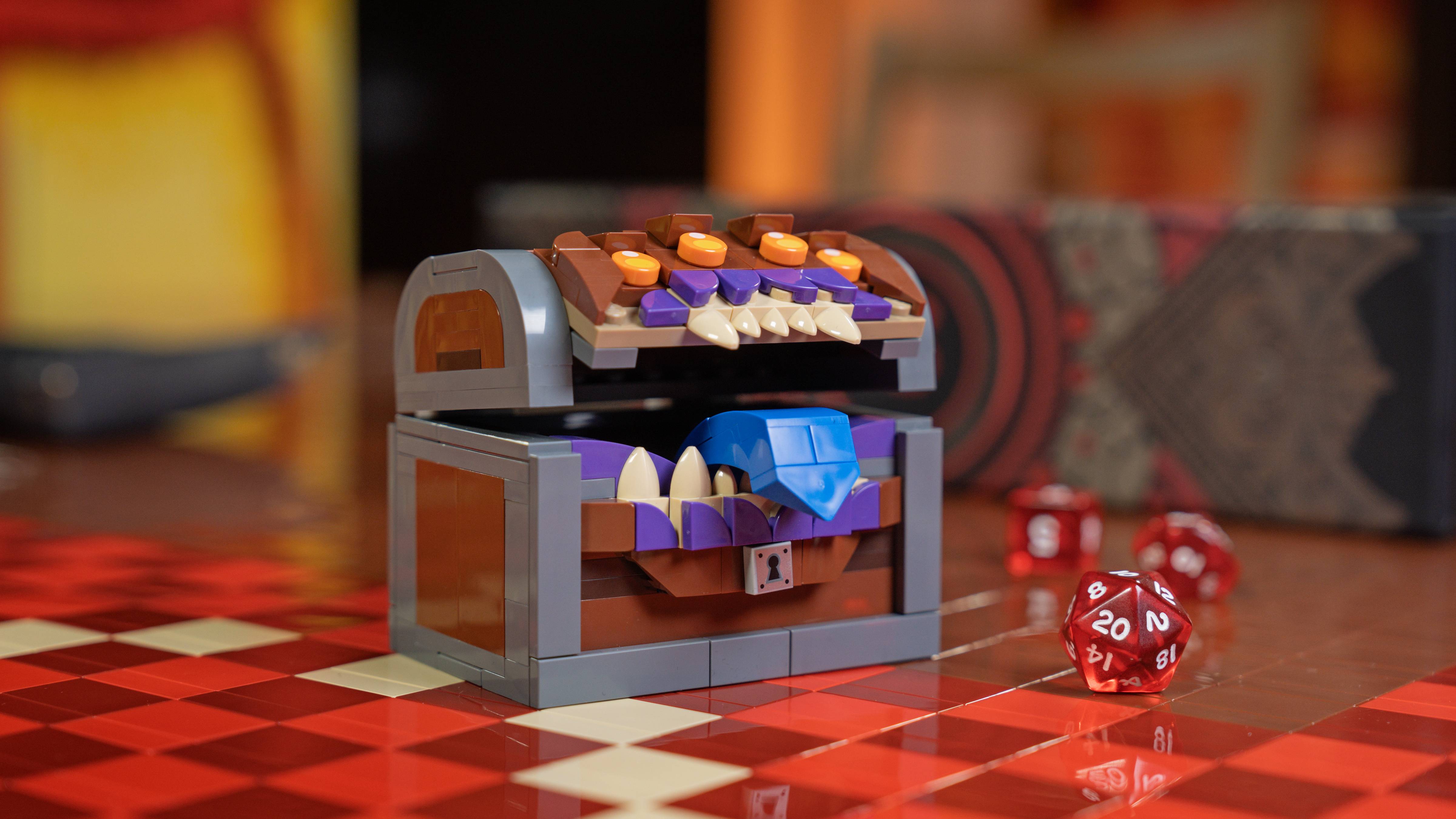 LEGO yapım parçalarıyla bir D&D taklidi