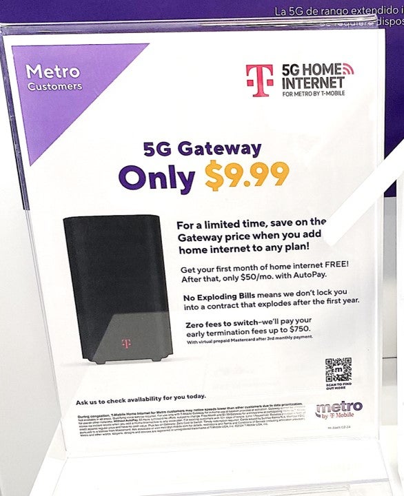Metro by T-Mobile, T-Mobile'ın Ev İnternet ağ geçidi cihazında büyük indirim yapıyor