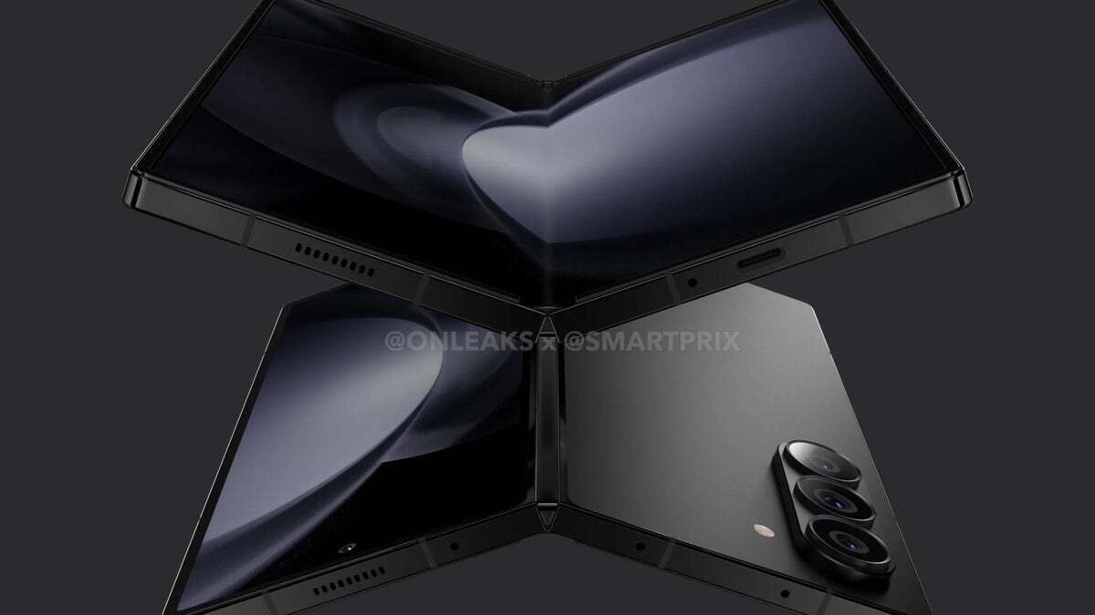 Ultra olmayan Galaxy Z Fold 6'nın görseli - Haberler pek iyi olmasa da raporda Samsung'un Galaxy Z Fold 6 Ultra geliştirdiği belirtiliyor