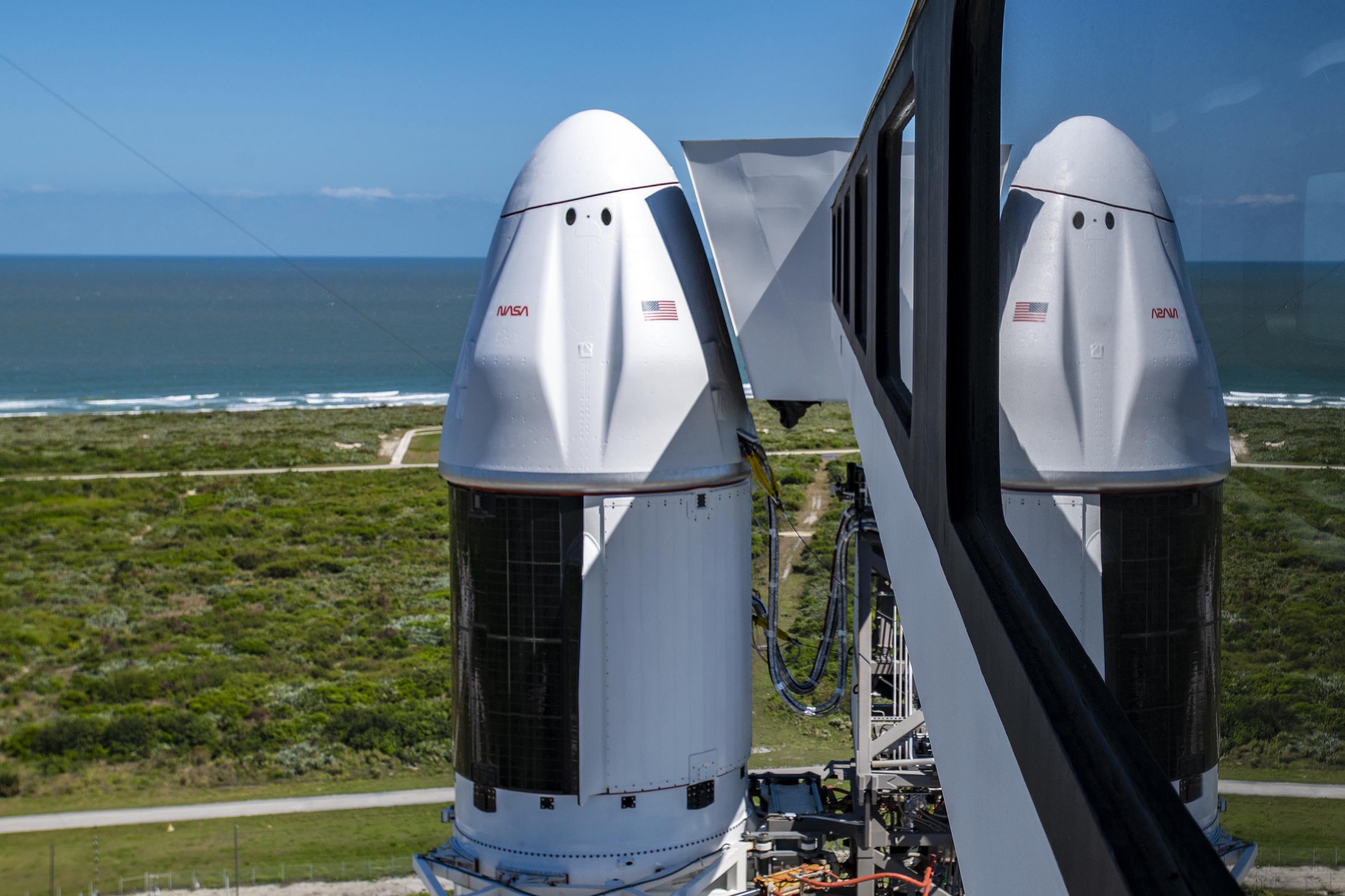 SpaceX ejderhası slc-40'ta