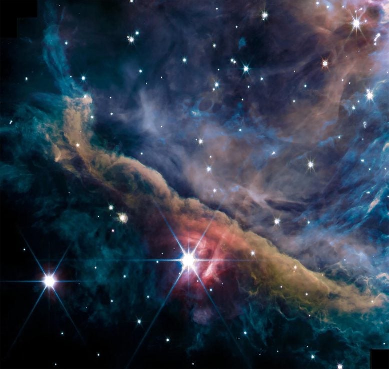 Avcı Bulutsusu James Webb Uzay Teleskobu