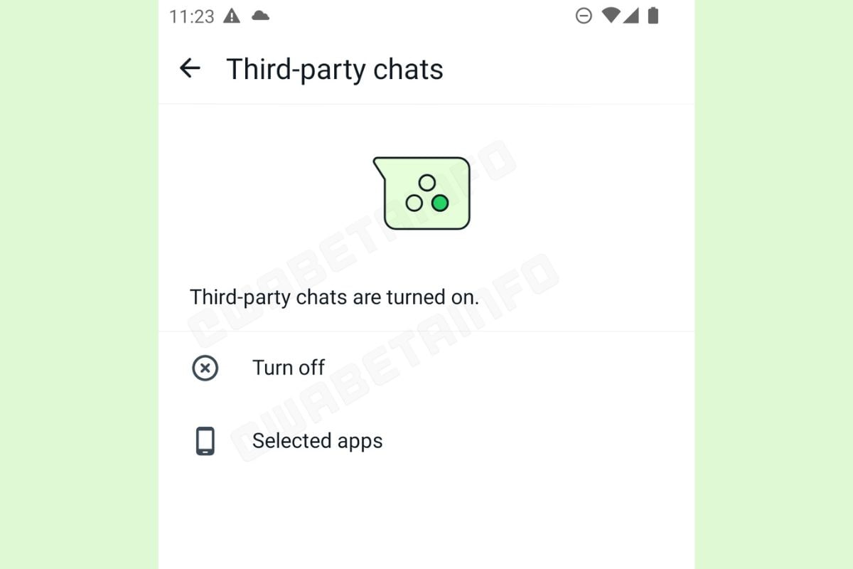 whatsapp tpc1 WhatsApp üçüncü taraf sohbetleri