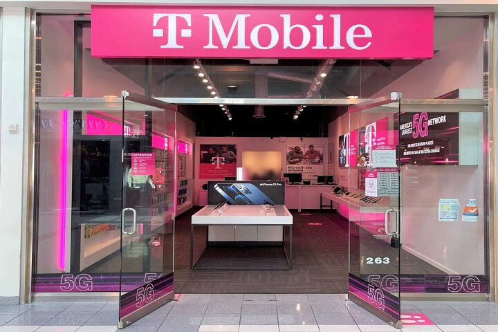 T-Mobile mağazası.