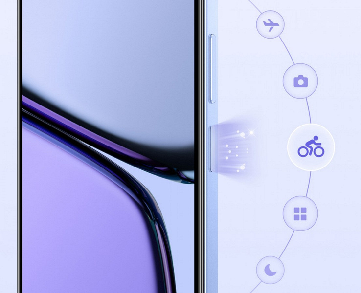Samsung Galaxy S22 gibi bir tasarıma, iPhone gibi bir Dinamik Düğmeye ve yalnızca 150$ fiyat etiketine sahip.  Realme C65 sunuldu