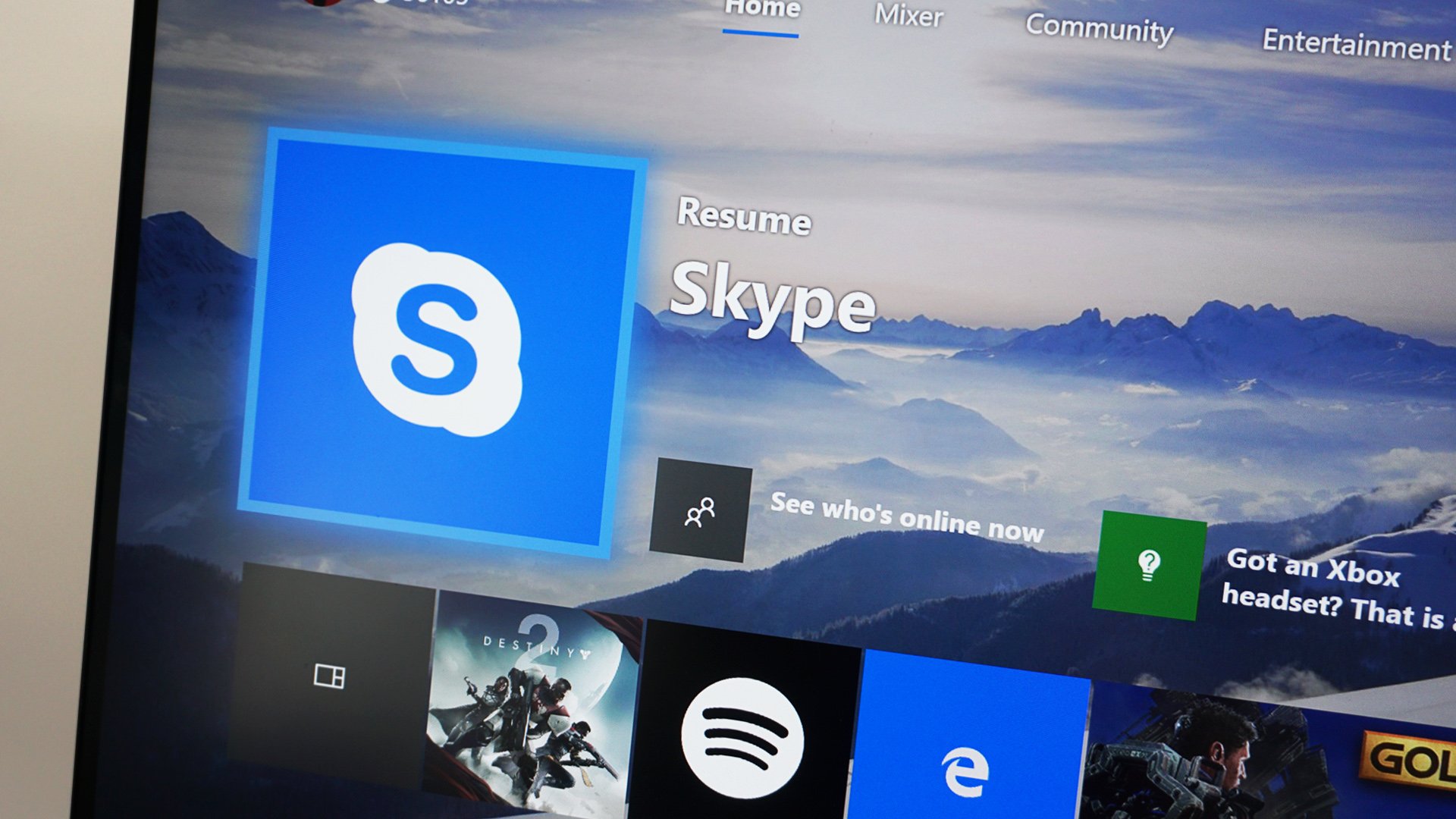 Xbox One'da Skype
