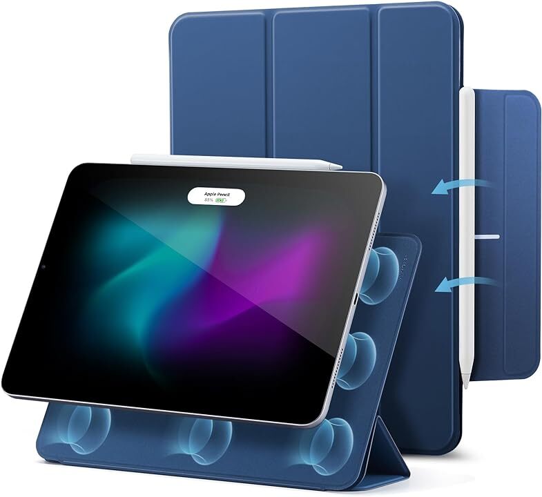 iPad Air 12.9 2024 için ESR mavi kılıf (Resim Kredisi –ESR) - Kılıf üreticisi, Amazon'da Apple'ın sözde 12.9 inç iPad Air'i için zaten seçenekler sunuyor