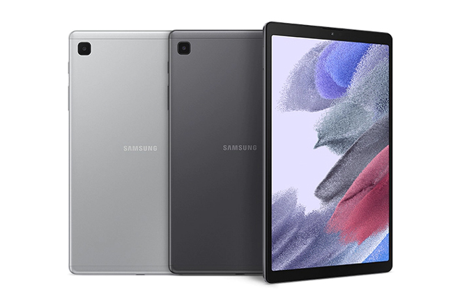 Samsung Galaxy Tab A7 Lite farklı renklerde.