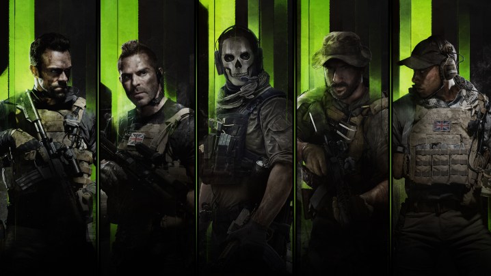 Call of Duty: Modern Warfare II'den beş ana karakter.