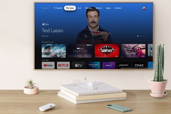 Google TV ile Chromecast'te Apple TV uygulaması