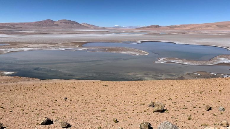 Güney Amerika'daki Quisquiro Tuz Düzlüğü