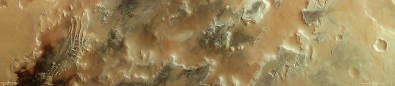 Mars'ta 'örümcek' fenomeninin işaretleri