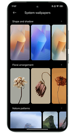 Xiaomi HyperOS'in ekran görüntüleri