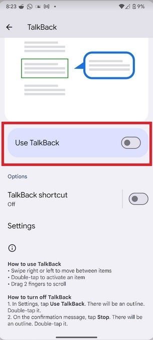 Android 15 beta 1'deki TalkBack özelliği, görme engelli kişilerin telefonlarının kilidini açmak için parmak izi tarayıcıyı kullanmasına olanak tanır - Android 15'te, sınırlı görüşe sahip kullanıcılar parmak izi tarayıcılarını kullanarak kilidi açabilirler