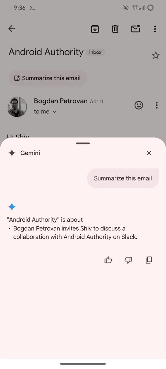Android'de Gmail'deki AI e-posta özetleri lansmana bir adım daha yaklaştı