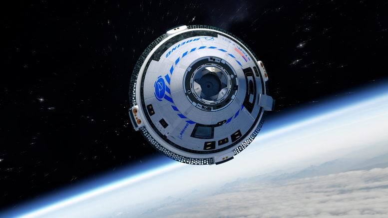 Boeing CST-100 Starliner Uzay Aracı Yörüngede