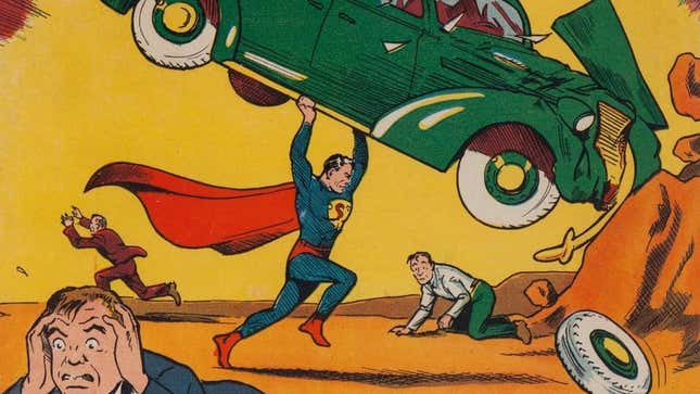 Superman'in yer aldığı Action Comics #1'in kapağı