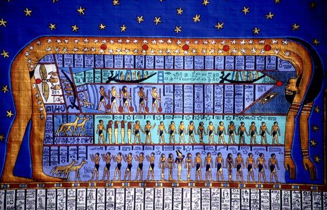Eski Mısırlılar Samanyolu'nu Göksel Bir Tanrı Olarak Görmüş Olabilir başlıklı makale için resim