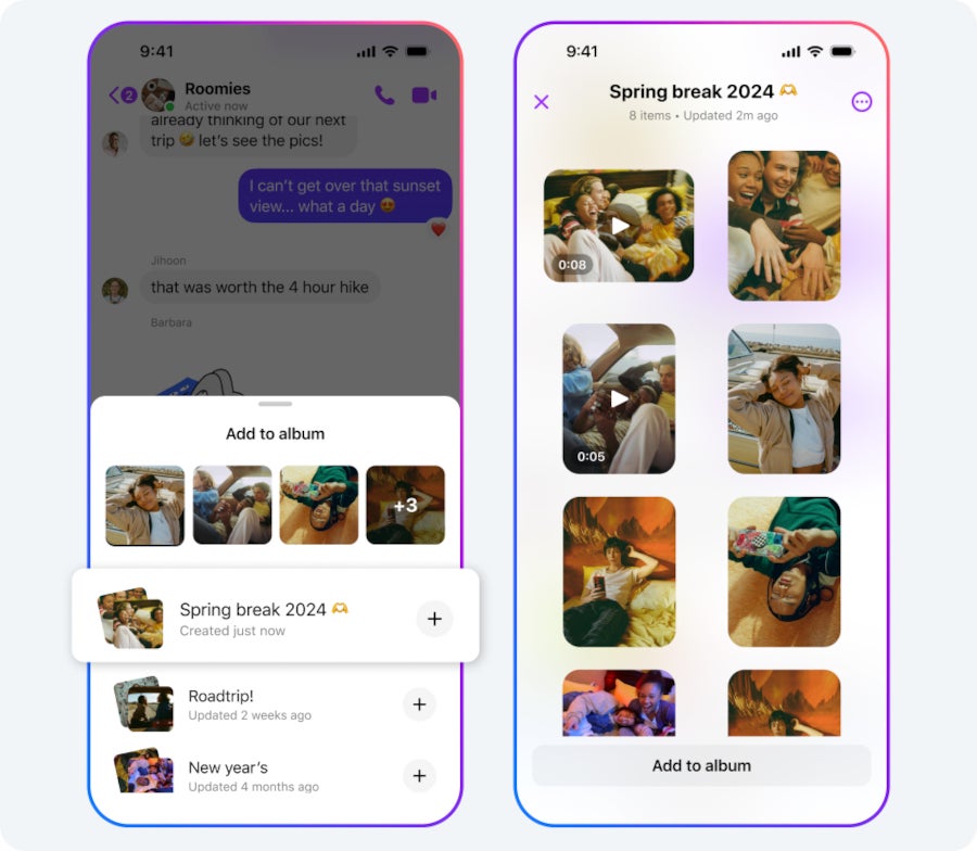 Facebook Messenger'ın büyük güncellemesi HD fotoğraflar, paylaşılan albümler ve daha fazlası için destek ekliyor